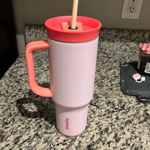 Owala 40oz Straw Tumbler Peachy rose Whole Foods